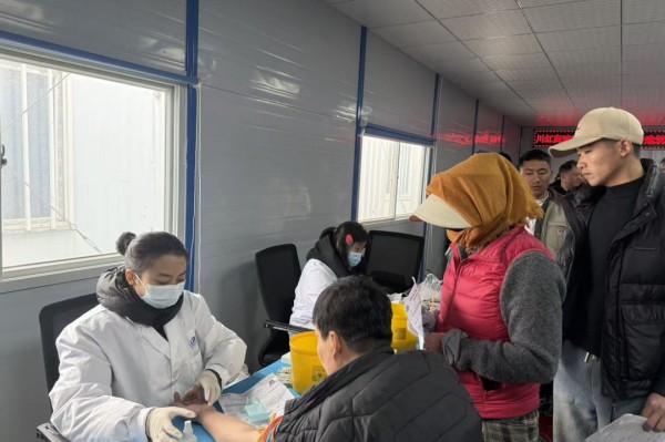 川紅TJ4標(biāo)全員產(chǎn)業(yè)工人健康體檢圓滿完成